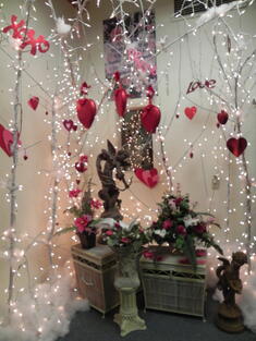Valentine's Day Cupid & hearts