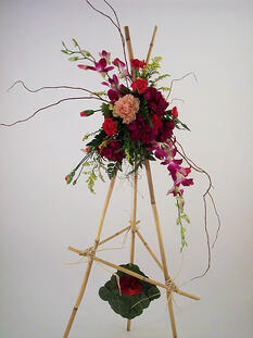 Unique bouquet with a CD