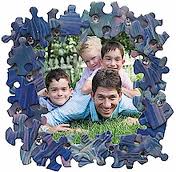 puzzel photo frame