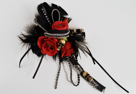 Skull Grim Gothic Prom Flowers