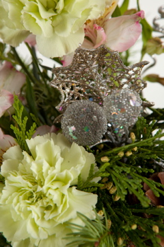 fresh pine and flowers