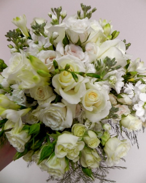 Winter wedding flowers bouquet