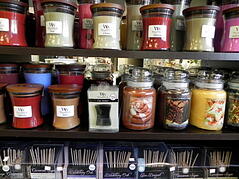 Woodwick Candles at Gillespie Florists, Avon