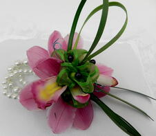 Pink Orchid Prom Corsage