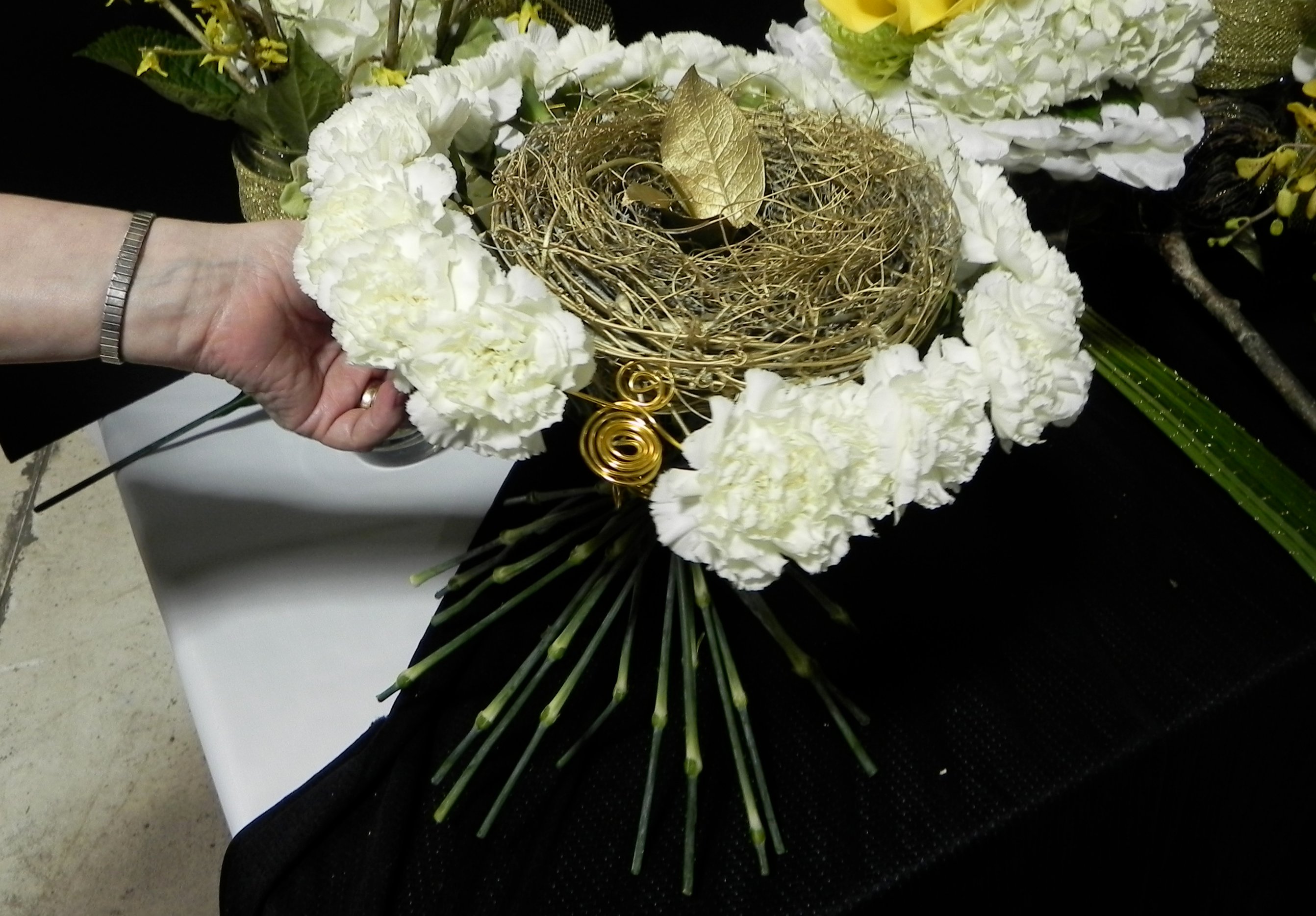 Birds nest bridal