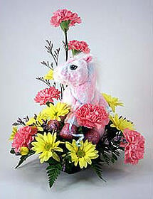 Pink Pony Webkinz bouquet indianapolis
