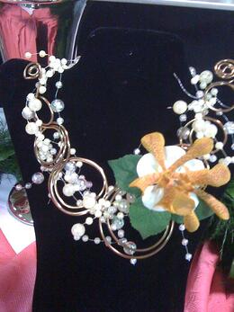 Flower Necklace for Prom