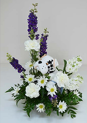 Rockerz Bulldog Bouquet flowers