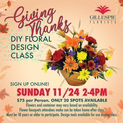 Giving Thanks Design Class