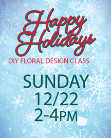 Happy Holidays Design Class 12-22